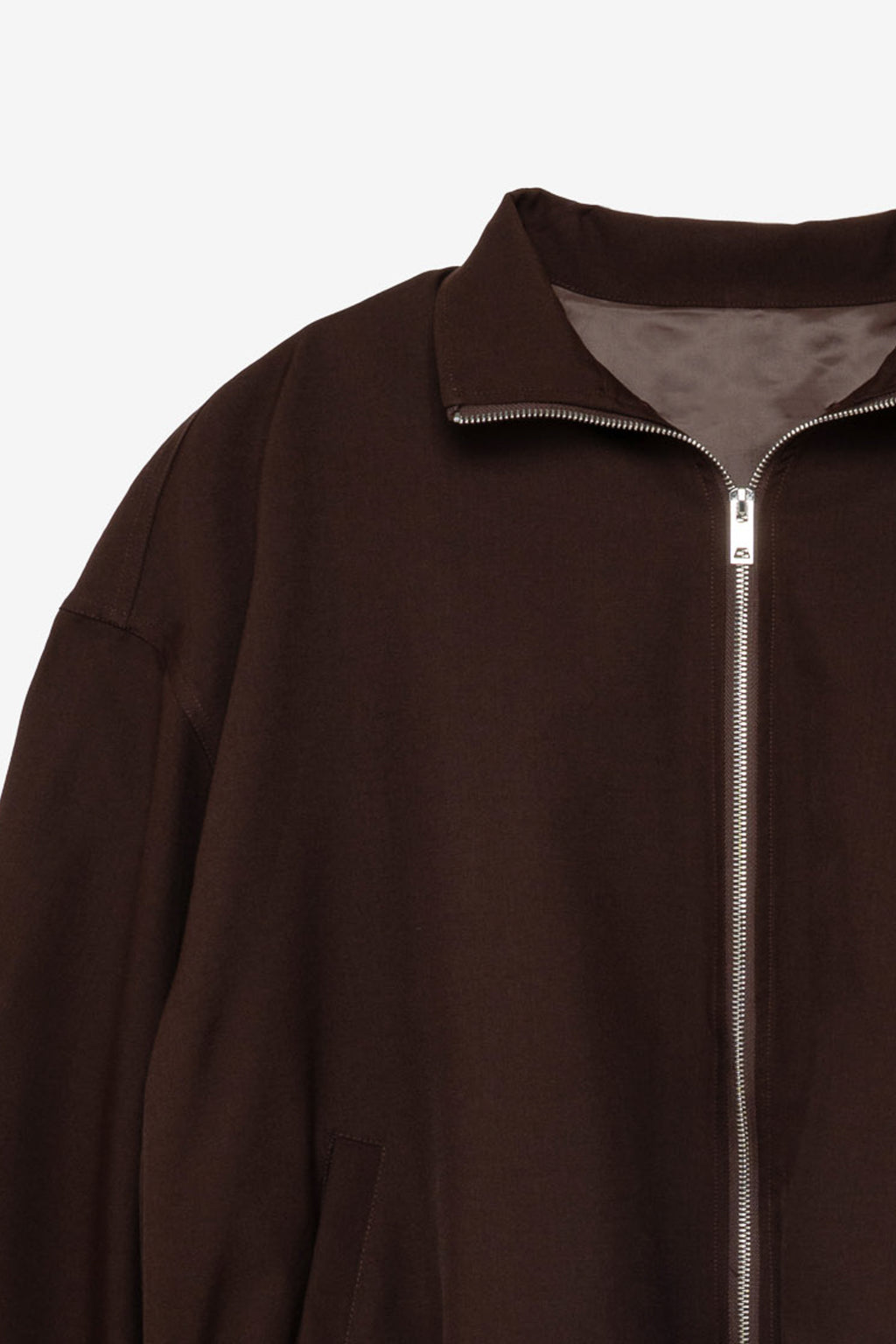 Brown bomber jacket 