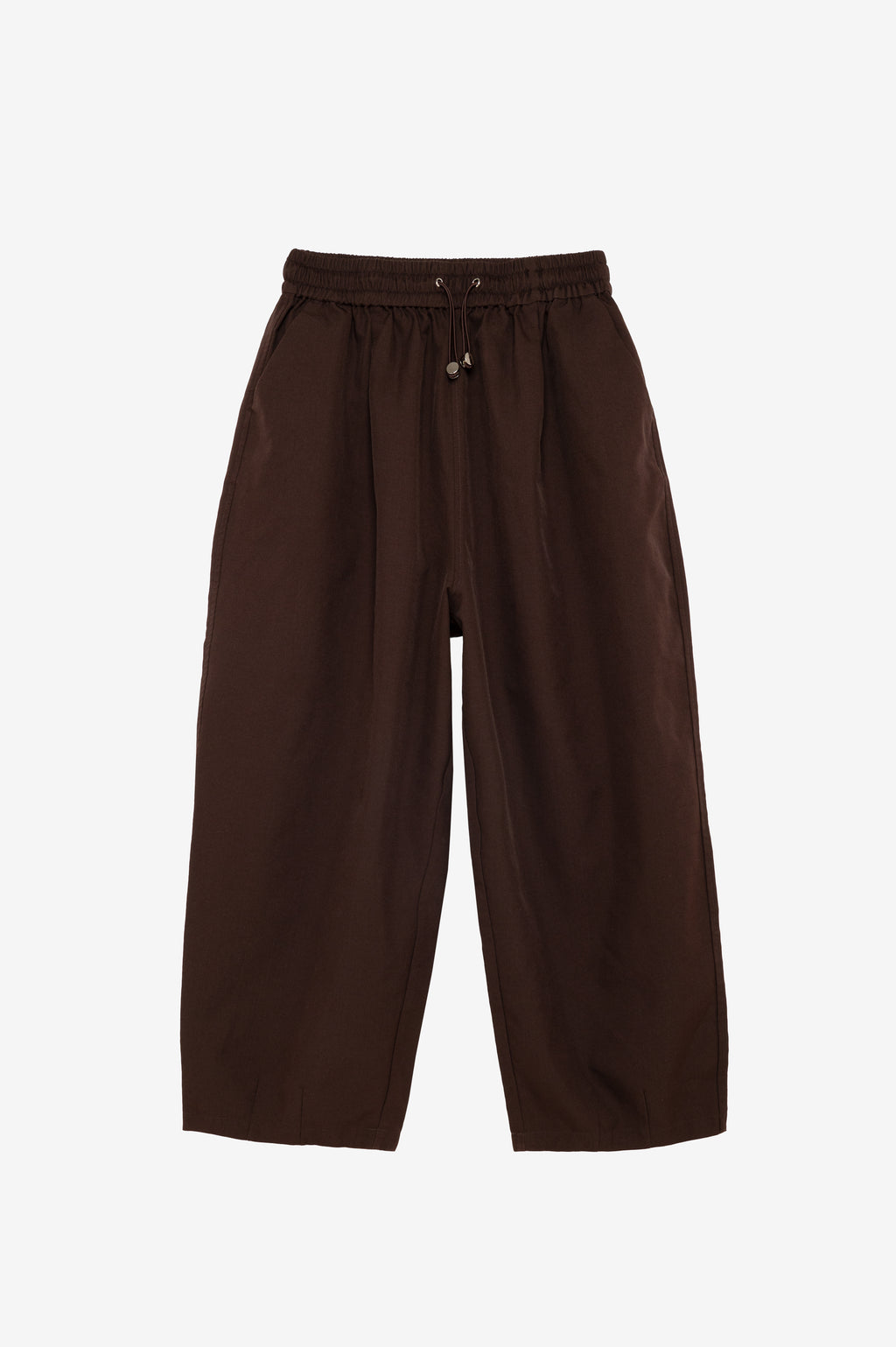 Brown wide-leg pants