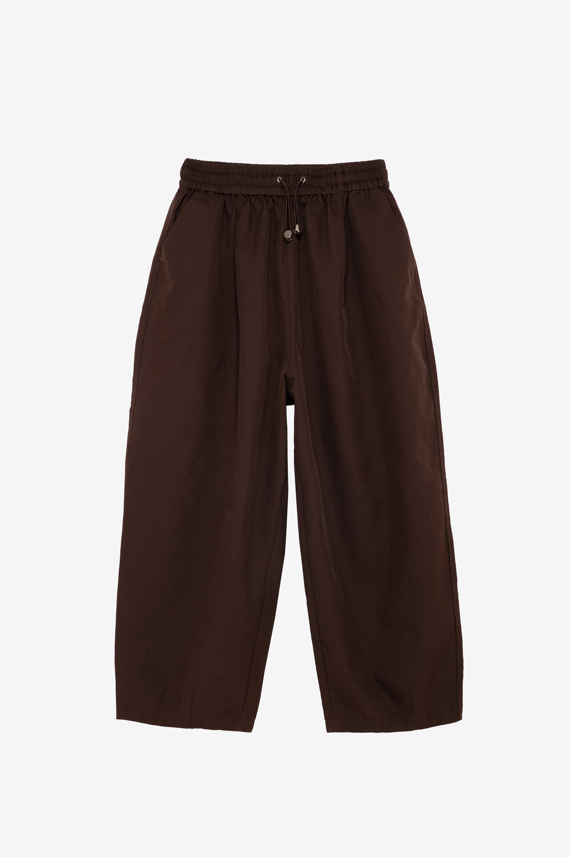 Brown wide-leg pants