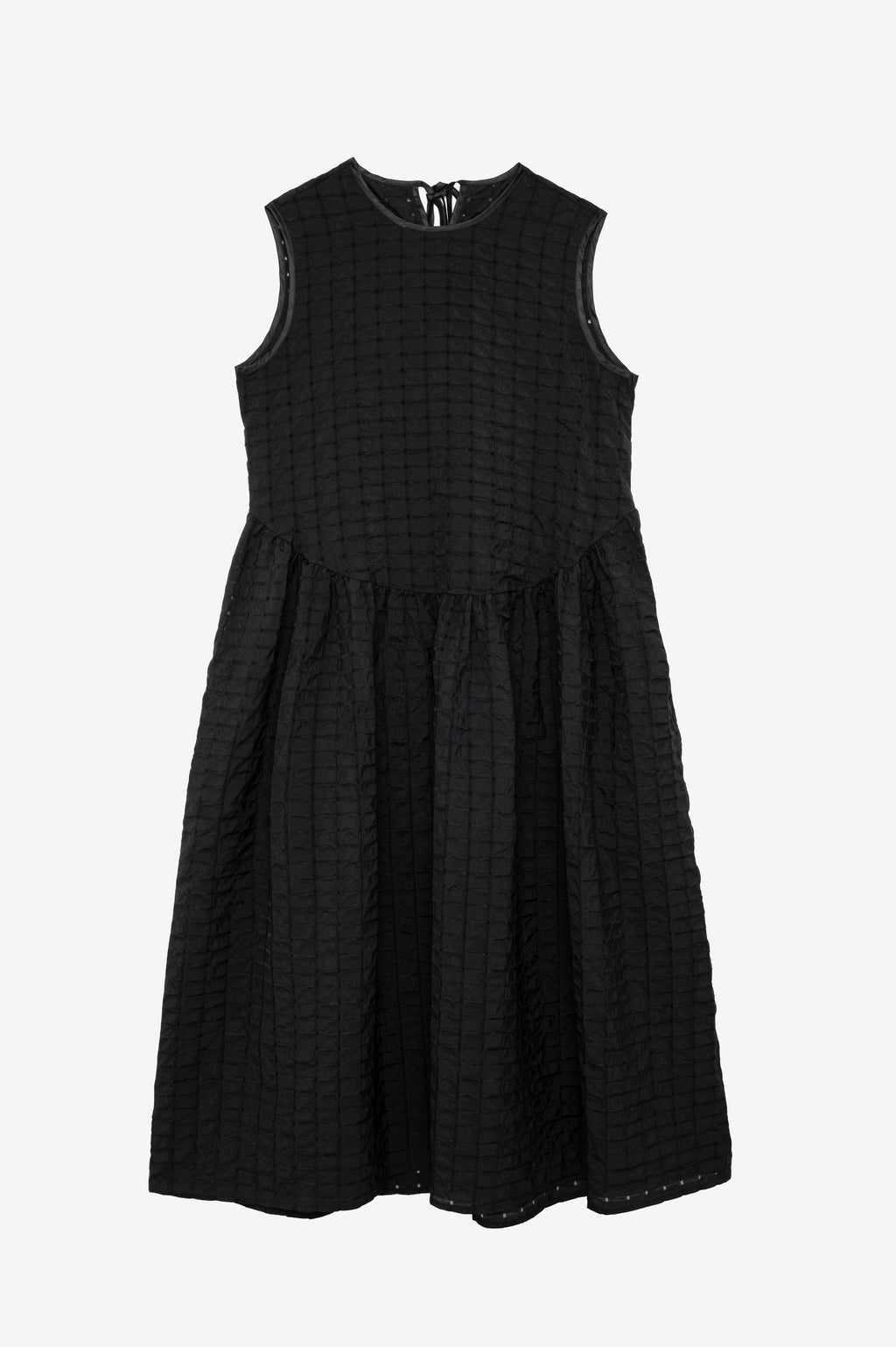 Black checkered dress 