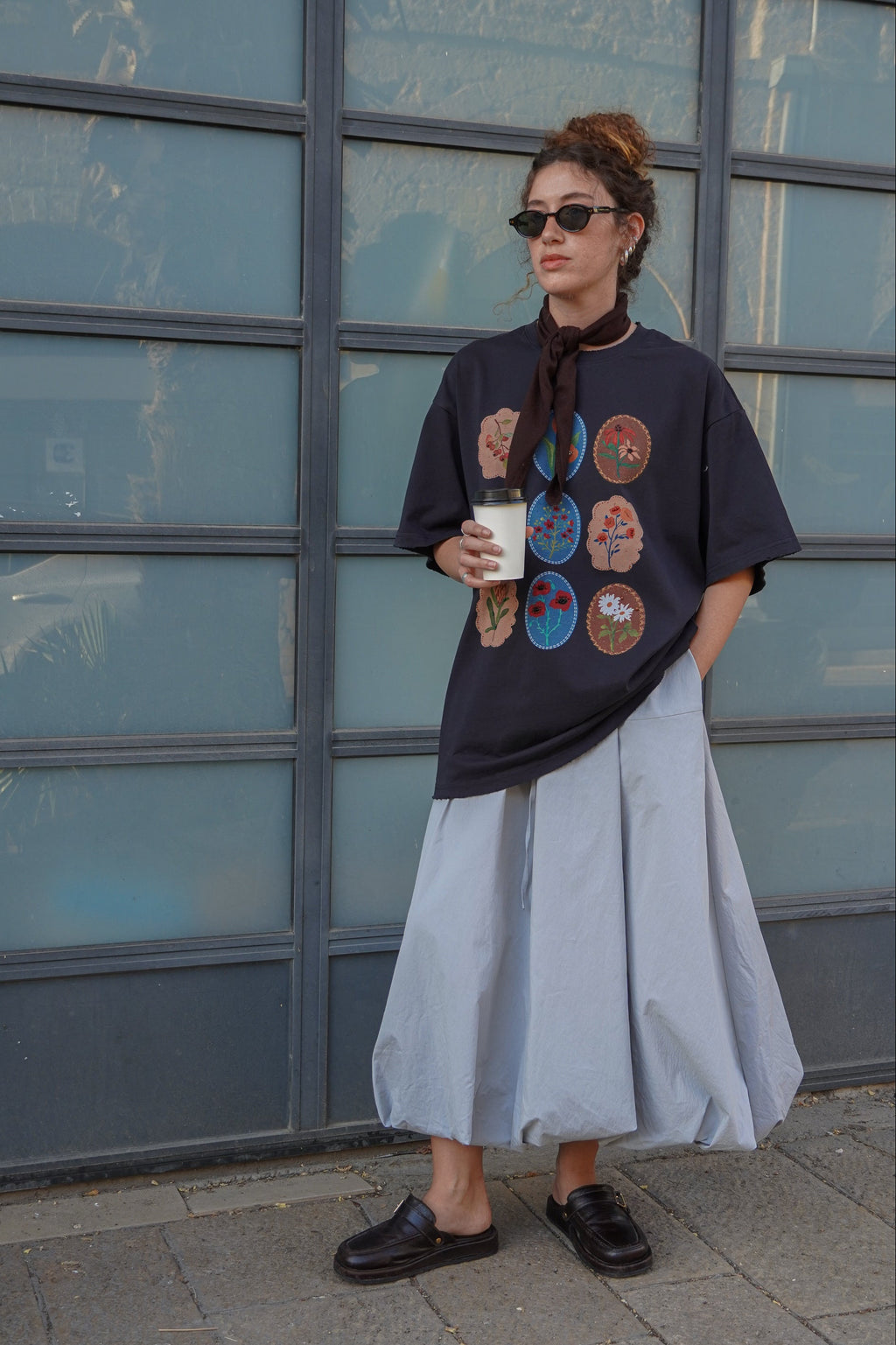 Flower Grid Shirt