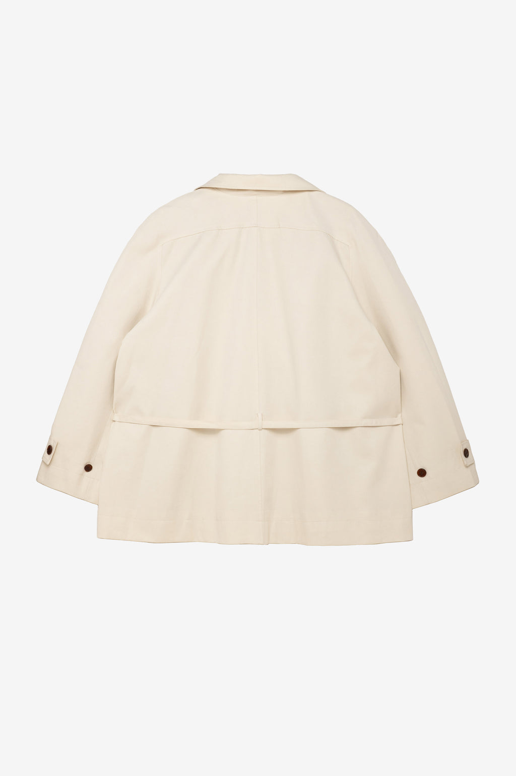 Cream trench coat