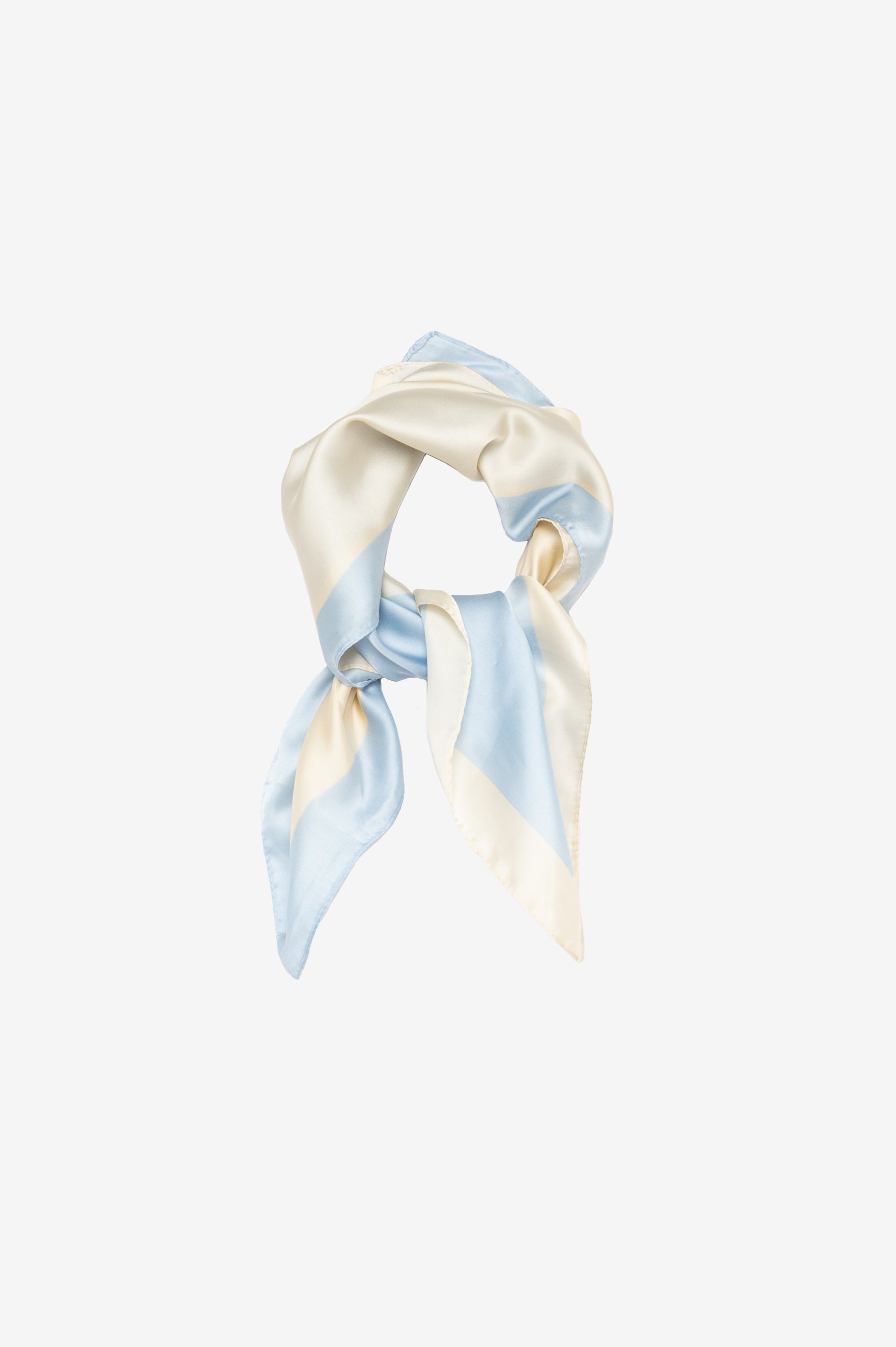 ight blue and beige scarf 