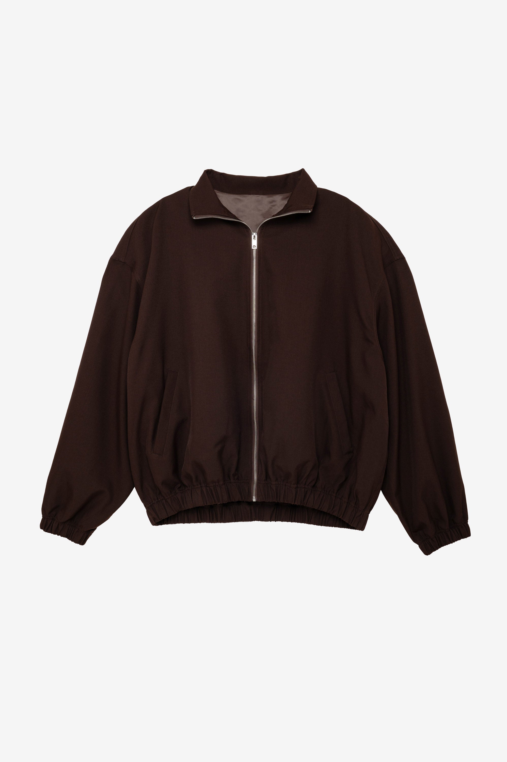 Brown bomber jacket 